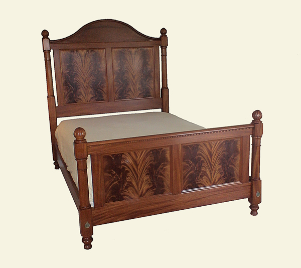 Donald J. Sutkus Custom Furniture Mahogany Bed